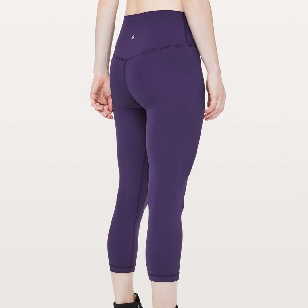 NWT Lululemon Align Crop 21 Purple